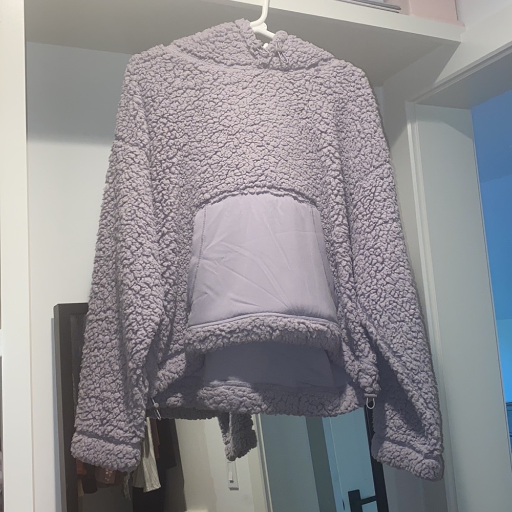 Zella Teddy Hoodie SweatShirt - Picture 4 of 8